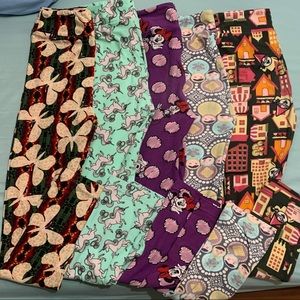 5 pairs kids L/XL LuLaRoe leggings